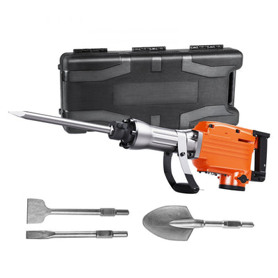 VEVOR Demolition Jack Hammer 2200W Jack Hammer Concrete Breaker 1400 BPM Heavy Duty Electric Jack Hammer 6pcs Chisels Bit w/Gloves & 360°C Swiveling Front Handle for Trenching and Breaking Holes 