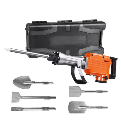 VEVOR Demolition Jack Hammer Concrete Breaker 2200W Electric Hammer 6 Chisel Bits 