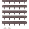 VEVOR Steel Landscape Edging 5 Packs 39 x 4in Rust-Resistant for Yard Brown