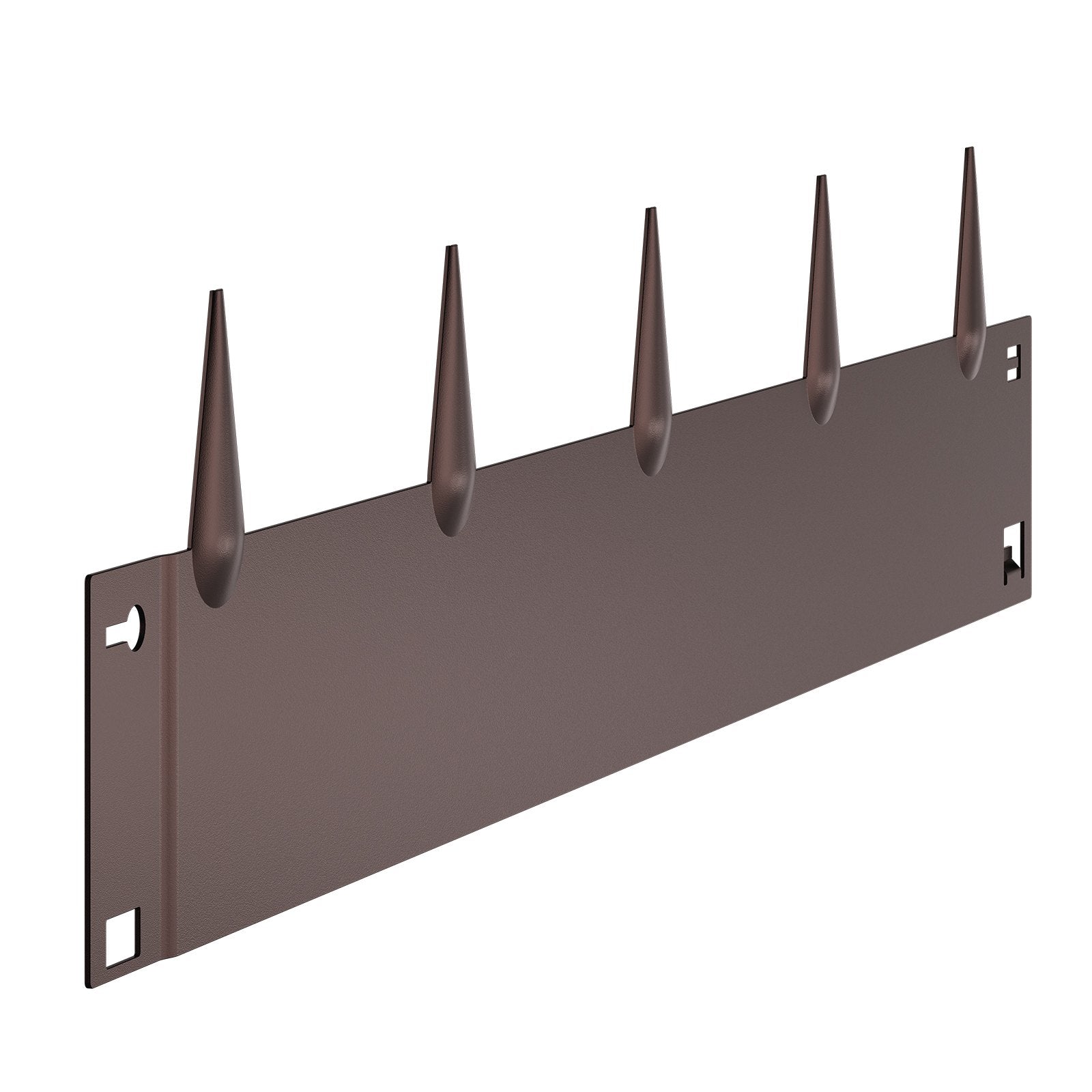 VEVOR Steel Landscape Edging 5 Packs 39 x 5in Rust-Resistant for Yard Brown 