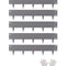VEVOR Steel Landscape Edging 5 Packs 39 x 5in Rust-Resistant for Yard Dark Gray