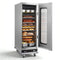 16-Tier Commercial Food Warming Cabinet, 1800W Stainless Steel Hot Box with Glass Door, Adjustable Shelves & Water Tray