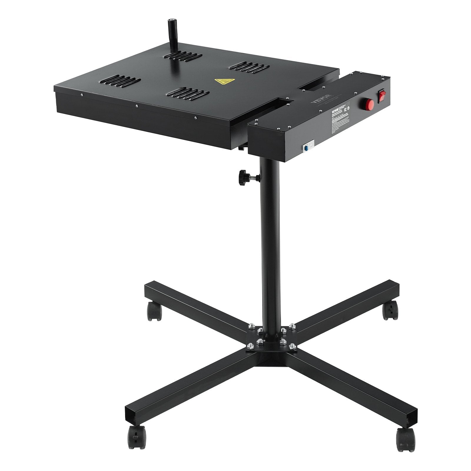 VEVOR Flash Dryer, 18 x 25 inch Flash Dryer for Screen Printing, High Power Silk Screen Printing Dryer with Height Adjustable Stand, 360° Rotation, X-Shaped Base, Steel T-Shirt Curing Machine 