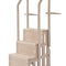 VEVOR 3-Step Taupe Pool Ladder of 2 Handrails Supports 400 lb for 36-48 In Pools