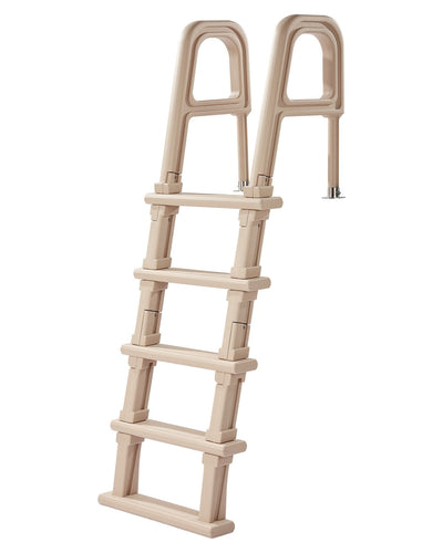 VEVOR 5-Step Inclined Pool Ladder of 2 Handrails Loads 300 lb for 48-54 In Pool 