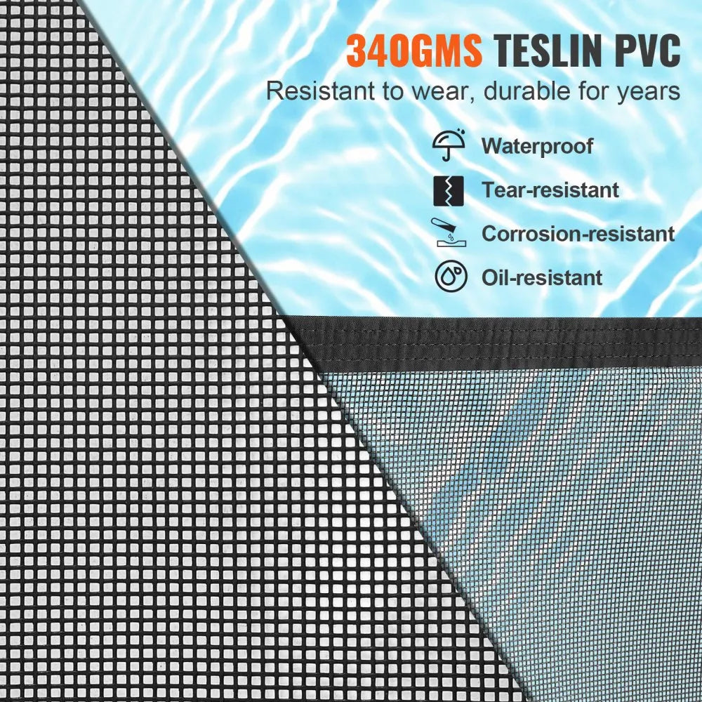VEVOR Pool Fence 4 x 48 FT Removable Pool Fences for Inground Pools Outdoor