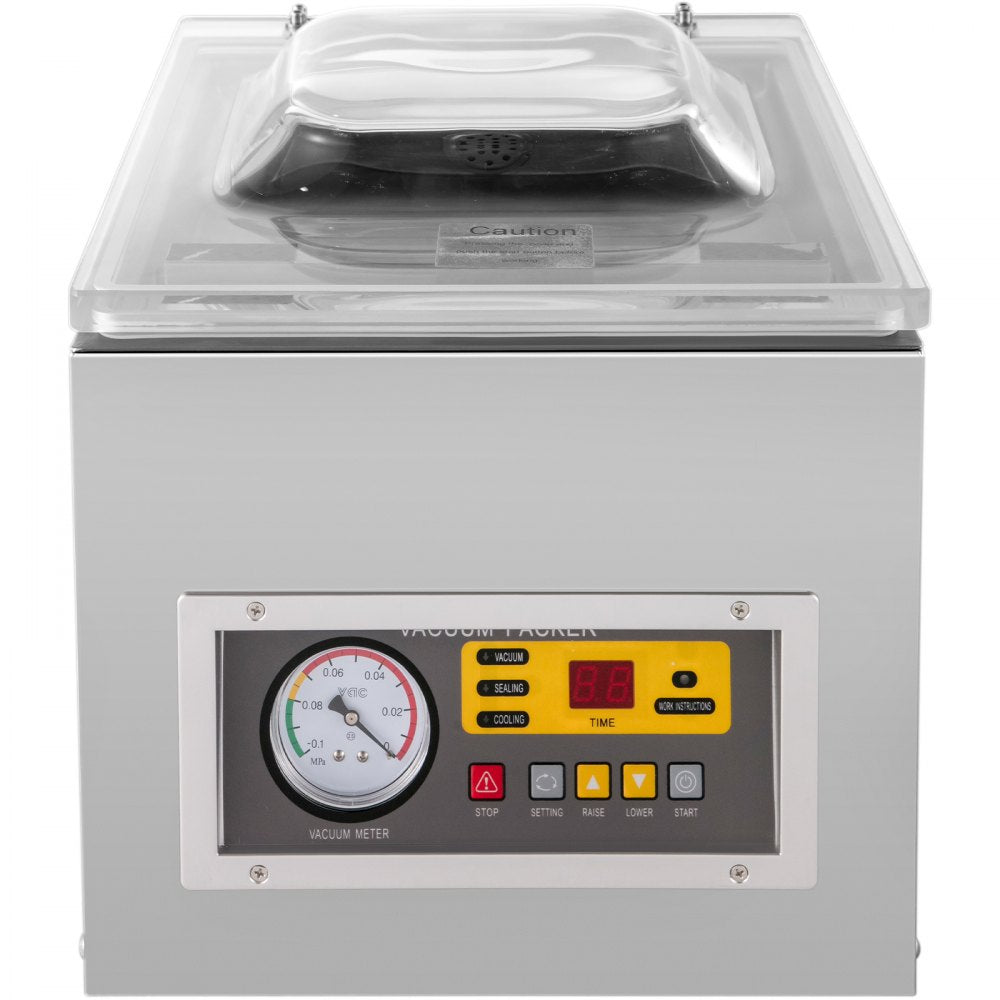 VEVOR Chamber Vacuum Sealer Machine DZ 260S Commercial Kitchen Food Chamber Vacuum Sealer, 110V Packaging Machine Sealer for Food Saver, Home, Commercial Using 