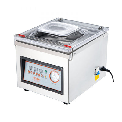 VEVOR Chamber Vacuum Sealer, DZ-260C 6 m3/h Pump Rate, Excellent Sealing Effect with Automatic Control, 320W Professional Foods Packaging Machine Used for Fresh Meats, Fruit, and Sauces 