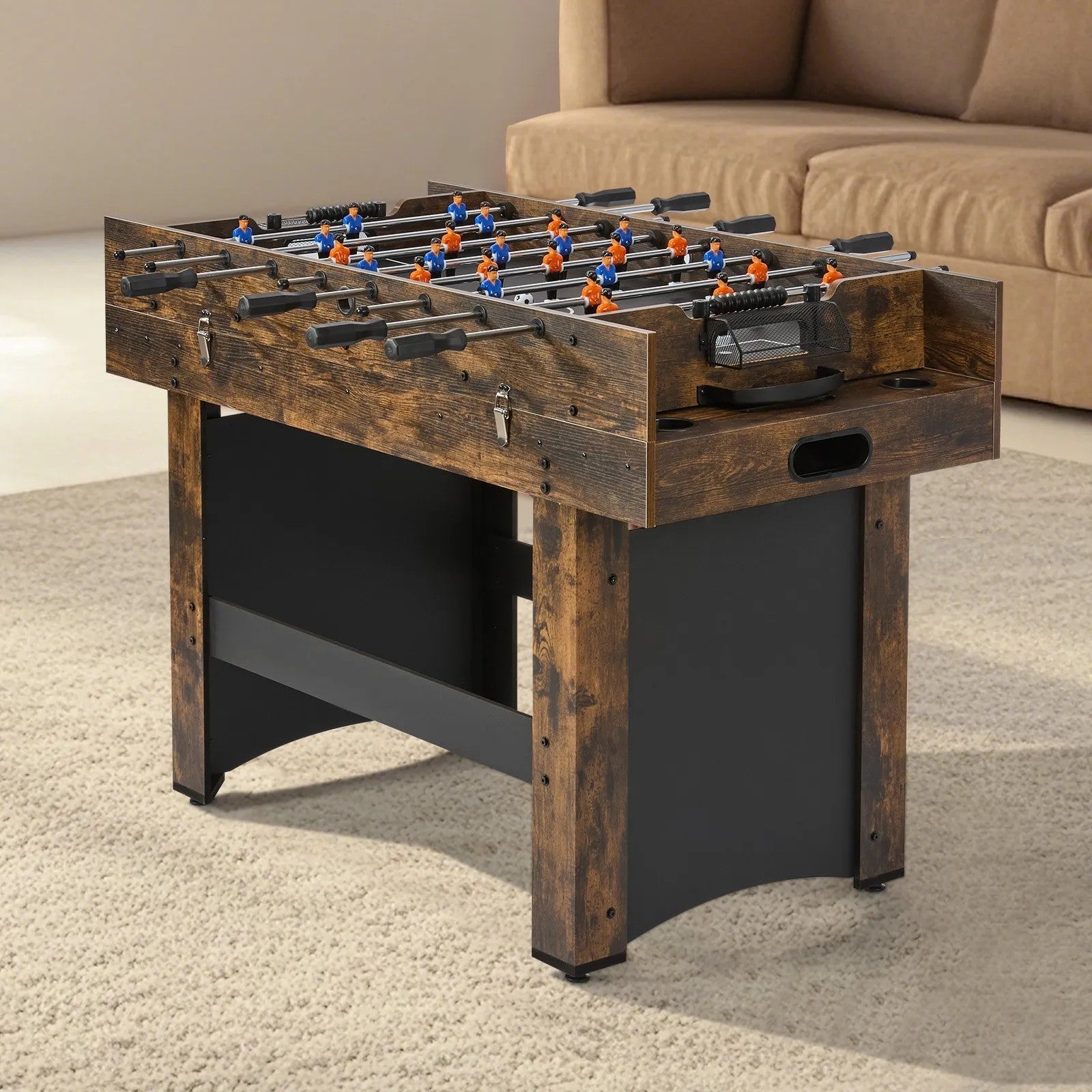 VEVOR 3-in-1 Combo Game Table Set, 54" Multi-Game Table with Air Hockey, Ping Pong, and Foosball 