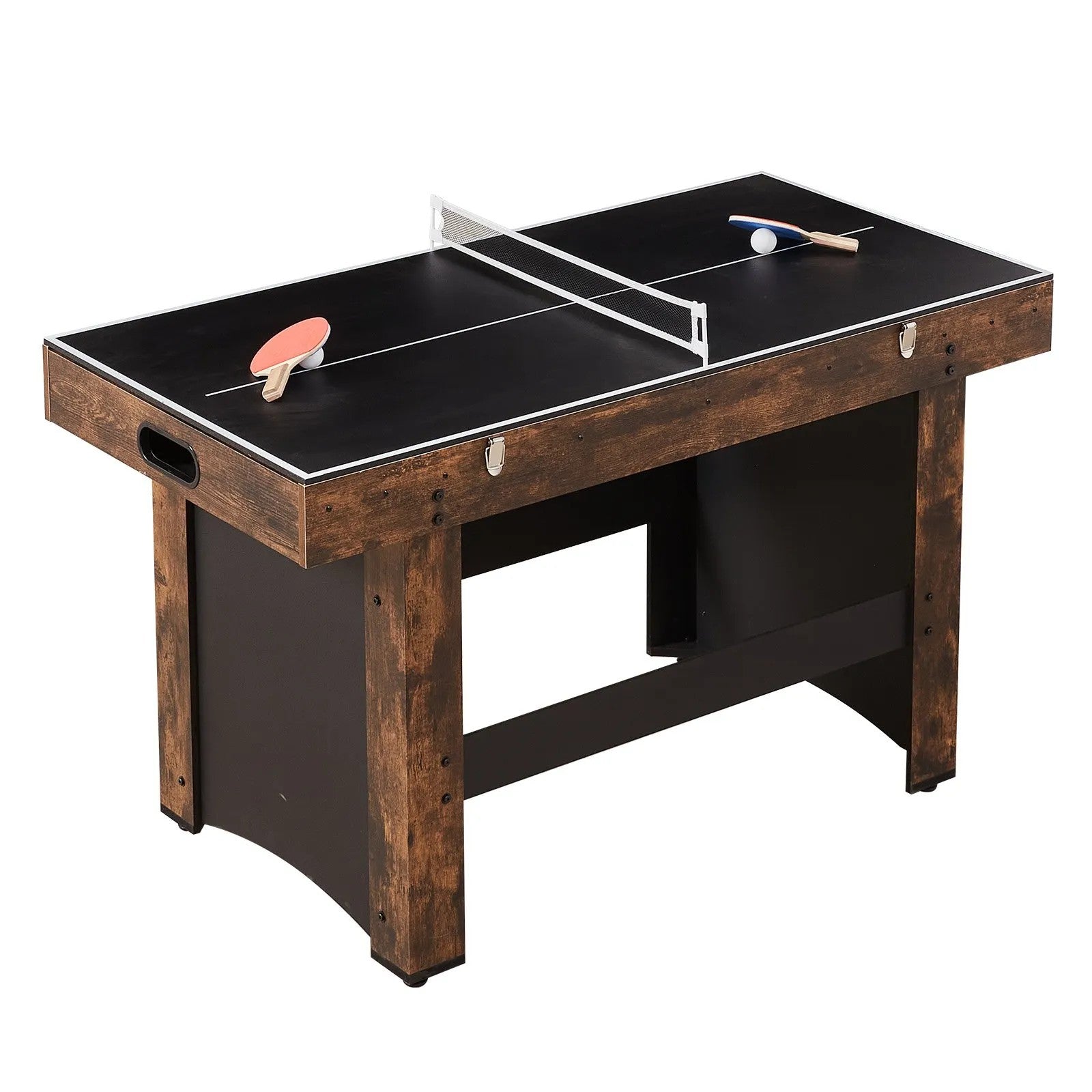 VEVOR 3-in-1 Combo Game Table Set, 54" Multi-Game Table with Air Hockey, Ping Pong, and Foosball 