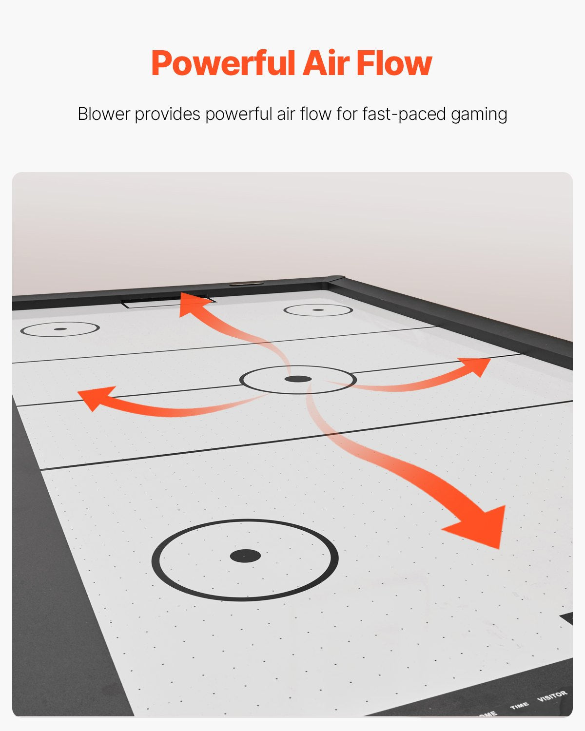 VEVOR 84" Air Hockey Table Air Powered Arcade Table Electronic Scorer Pushers 