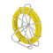 VEVOR Fish Tape Fiberglass, 492 ft, 5/16 in, Duct Rodder Fishtape Wire Puller, Cable Running Rod with Steel Reel Stand, 3 Pulling Heads, Fishing Tools for Walls and Electrical Conduit, Non-Conductive