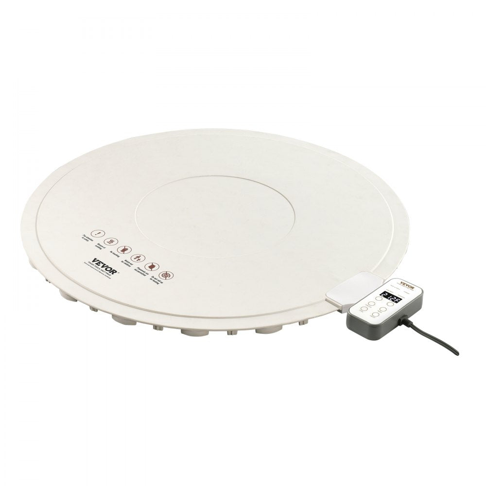 VEVOR Electric Warming Tray Rollable Food Warming Mat w/ Temp Control for Buffet 