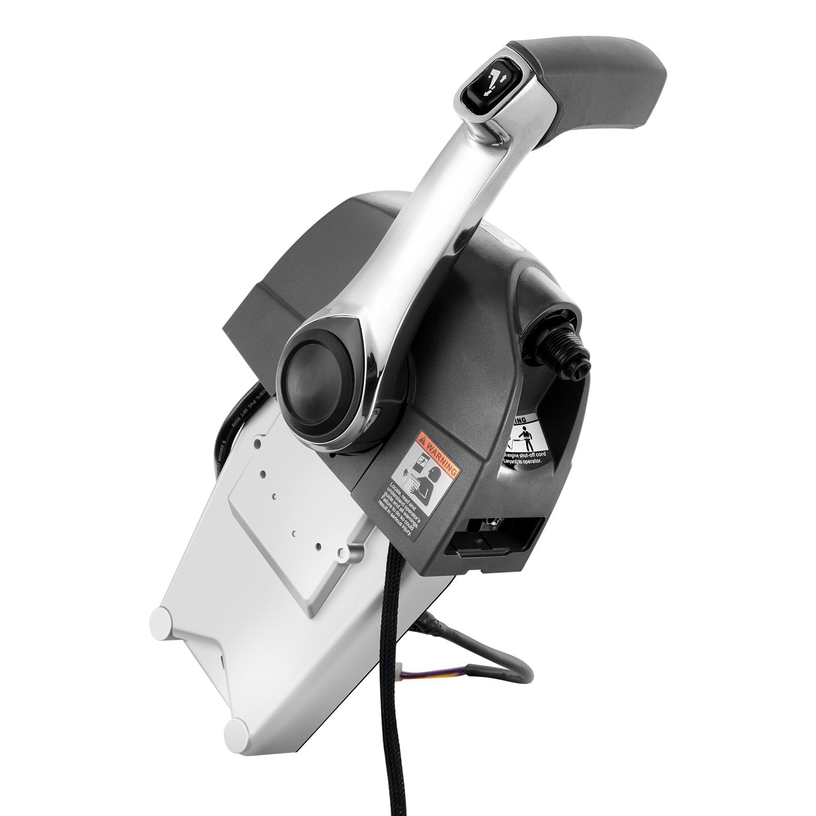 VEVOR Boat Throttle Control, 5006186 Top-Mounted Outboard Remote Control Box for Evinrude Johnson, Marine Throttle Control Box with Power Trim Switch and Lanyard 
