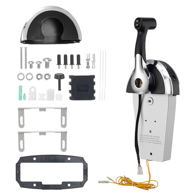 VEVOR Boat Throttle Control, 8M0059686 Top-Mounted Outboard Remote Control Box for Mercury PT 2-Stroke, Marine Throttle Control Gear Box with Power Trim Switch 