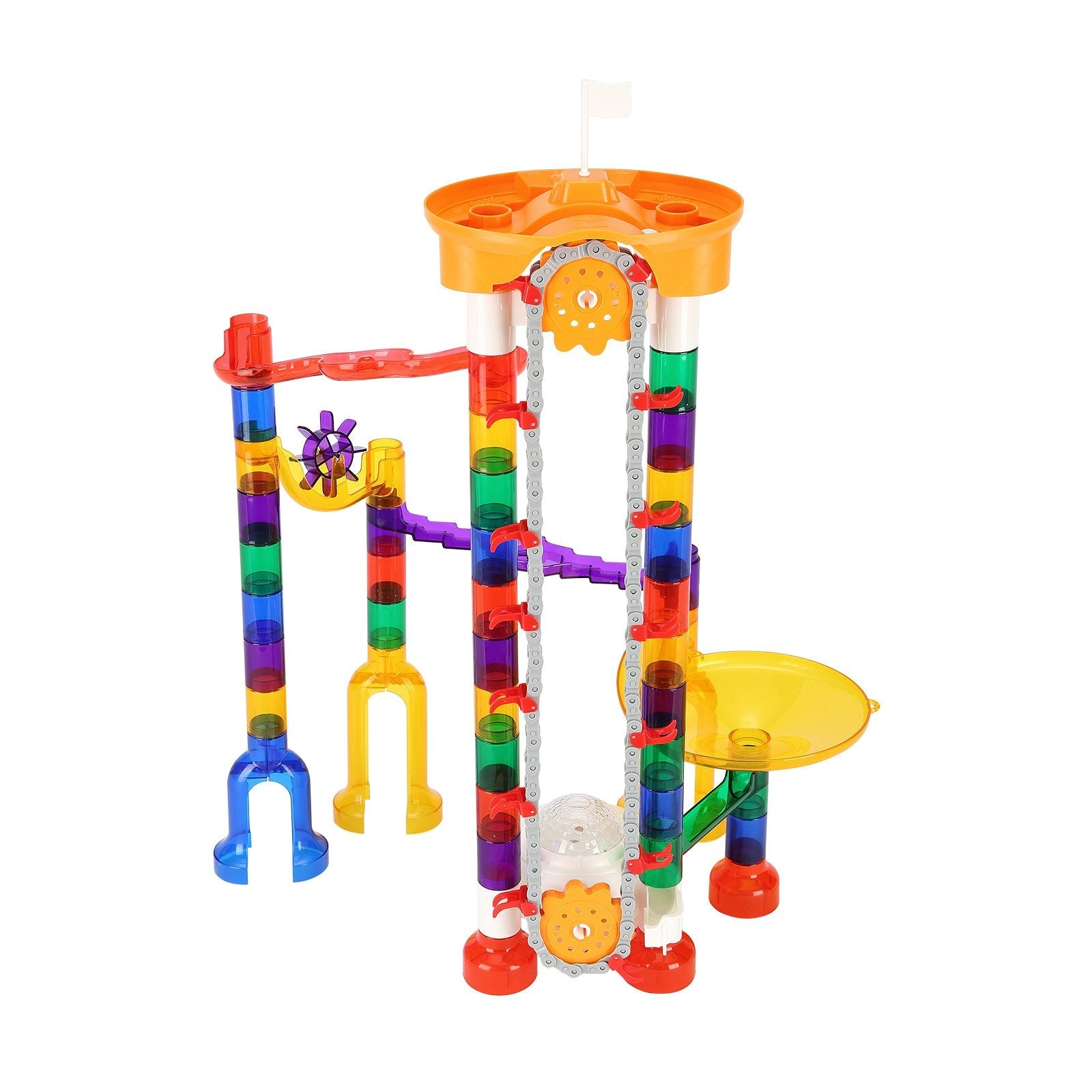 VEVOR Marble Run Set 153 PCS with Motorized Elevator Educational Gift for Kids 