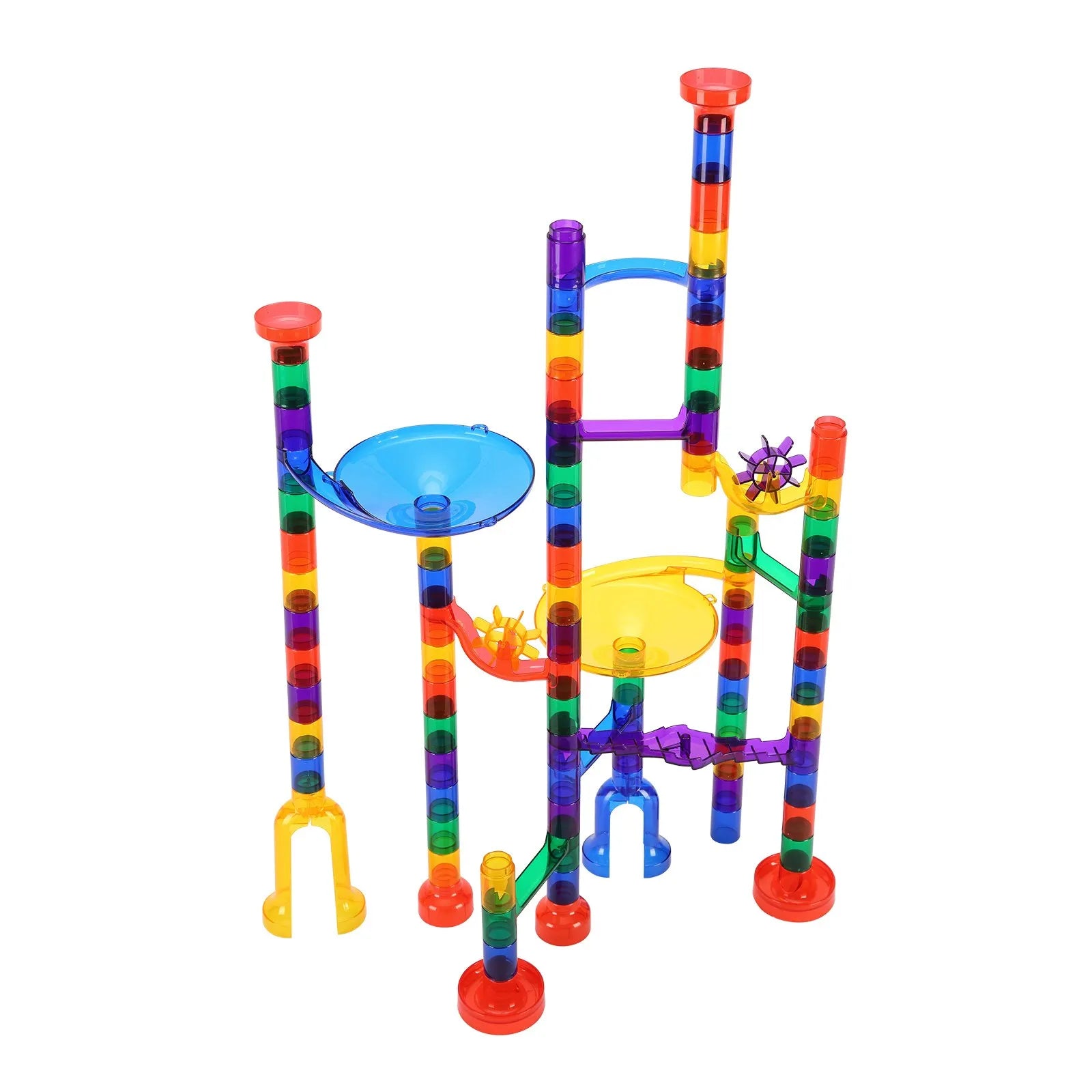 VEVOR Marble Run Set 110 PCS Building STEM Toy Educational Blocks Gift for Kids