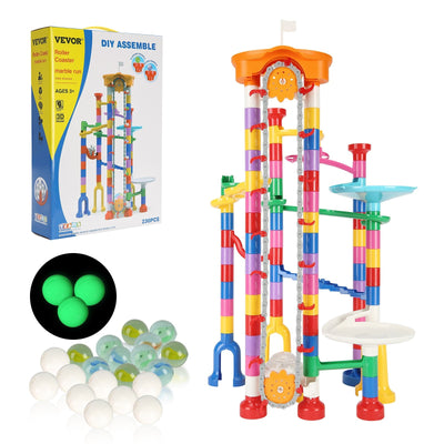 VEVOR Marble Run Set 230 PCS with Motorized Elevator Educational Gift for Kids 