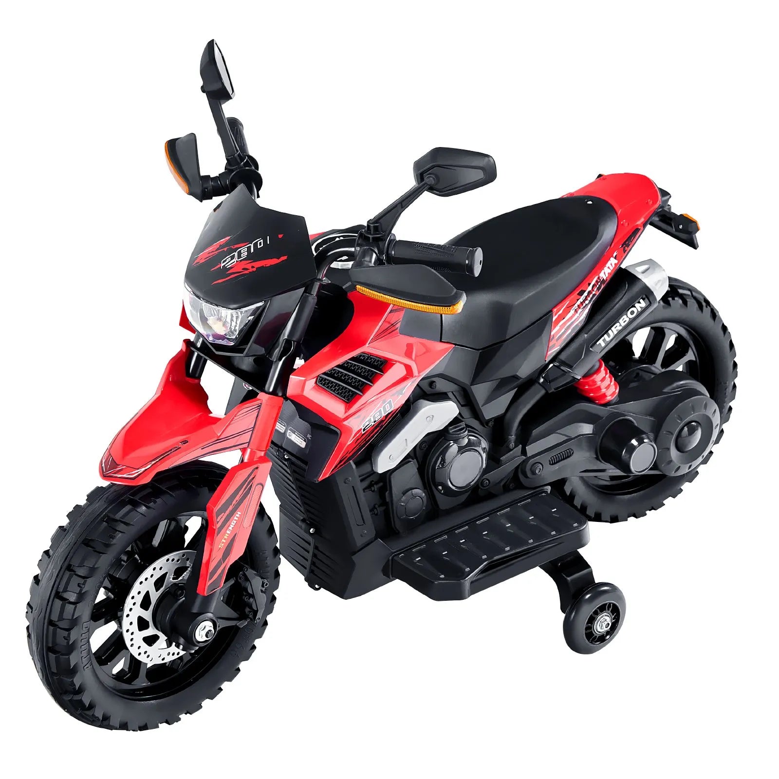 VEVOR Kids Ride on Motorcycle 6V Electric Motorbike with LED for Kids Aged 3+