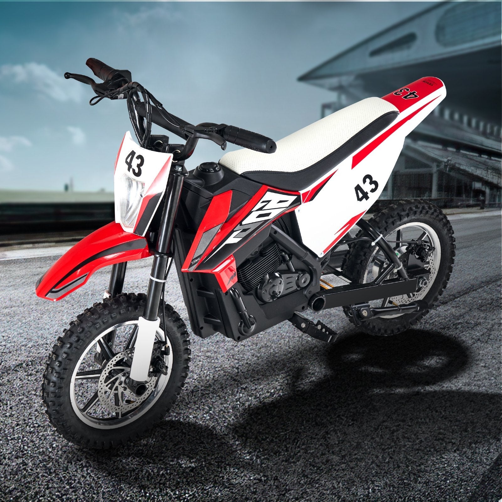 VEVOR Kids Ride on Motorcycle 36V Electric Motorbike with LED for Kids Aged 14+ 