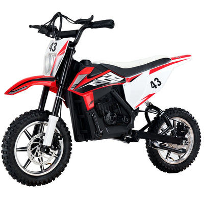 VEVOR Kids Ride on Motorcycle 36V Electric Motorbike with LED for Kids Aged 14+ 