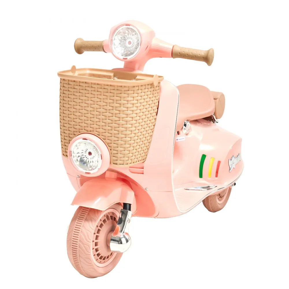 VEVOR Kids Ride on Motorcycle 12V Electric Motor Trike with LED for Kids Aged 3+