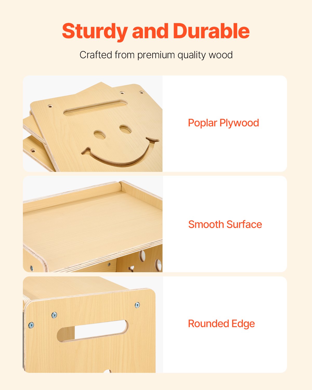 VEVOR Weaning Table and Chair Set Montessori Toddler Desk with Blackboard Wood 