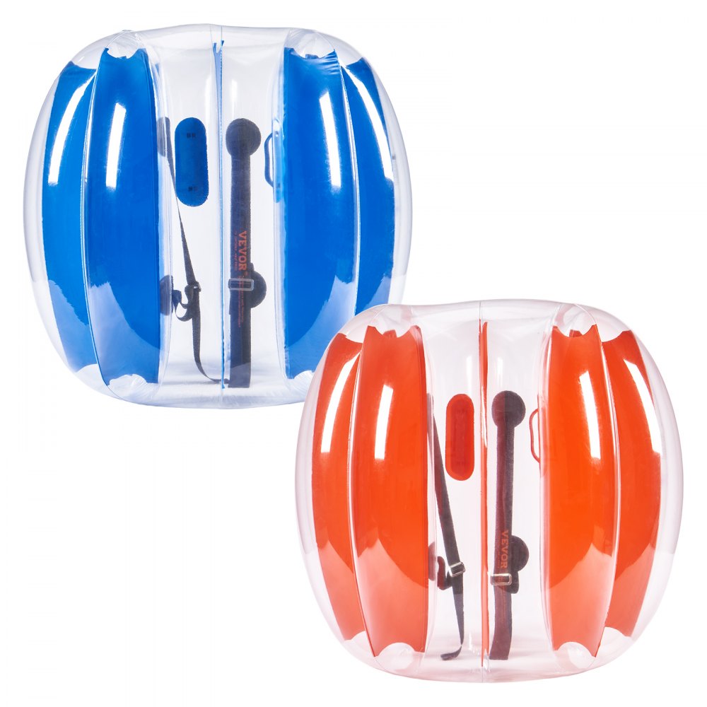 VEVOR Inflatable Bumper Balls 2-Pack, 3FT/0.9M Body Sumo Zorb Balls for Kids & Teens, Durable PVC Human Hamster Bubble Balls for Outdoor Team Gaming Play, Bumper Bopper Toys for Playground, Yard, Par 