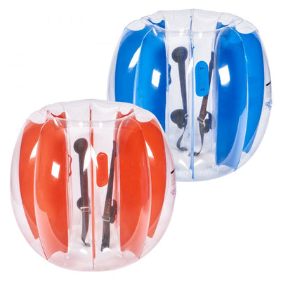 VEVOR Inflatable Bumper Balls 2-Pack, 3FT/0.9M Body Sumo Zorb Balls for Kids & Teens, Durable PVC Human Hamster Bubble Balls for Outdoor Team Gaming Play, Bumper Bopper Toys for Playground, Yard, Par 