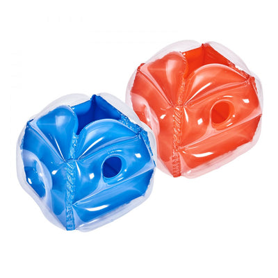 VEVOR Inflatable Bumper Balls 2-Pack, 2FT/0.6M Body Sumo Zorb Balls for Kids, Durable PVC Human Hamster Bubble Balls for Child Outdoor Team Gaming Play, Bumper Bopper Toys for Playground, Yard, Park 