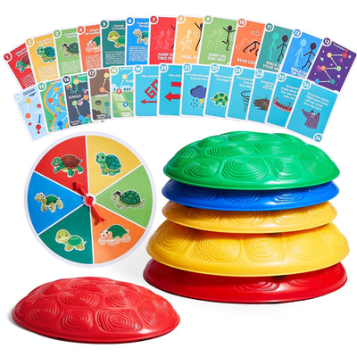 VEVOR Kids Balance Stepping Stones Sensory Obstacle Course 6 PCS Outdoor Indoor 