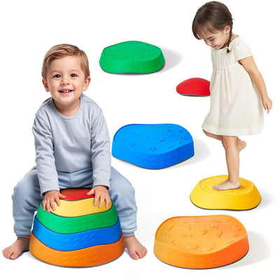 VEVOR Kids Balance Stepping Stones Sensory Obstacle Course 5 PCS Outdoor Indoor 