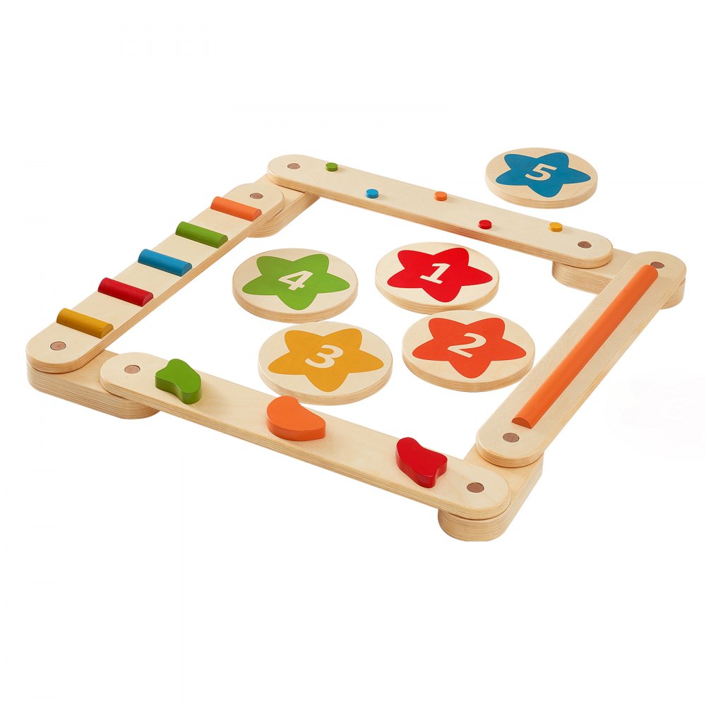 VEVOR Kids Balance Beam Stepping Stones Gym Obstacle Children Balance Board 6PCS 