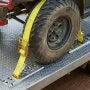 Ratchet Straps, 2" x 15' E-Track Tie Down Straps – 30 Pack | 4400 lb Break Strength | Heavy Duty Cargo Securement