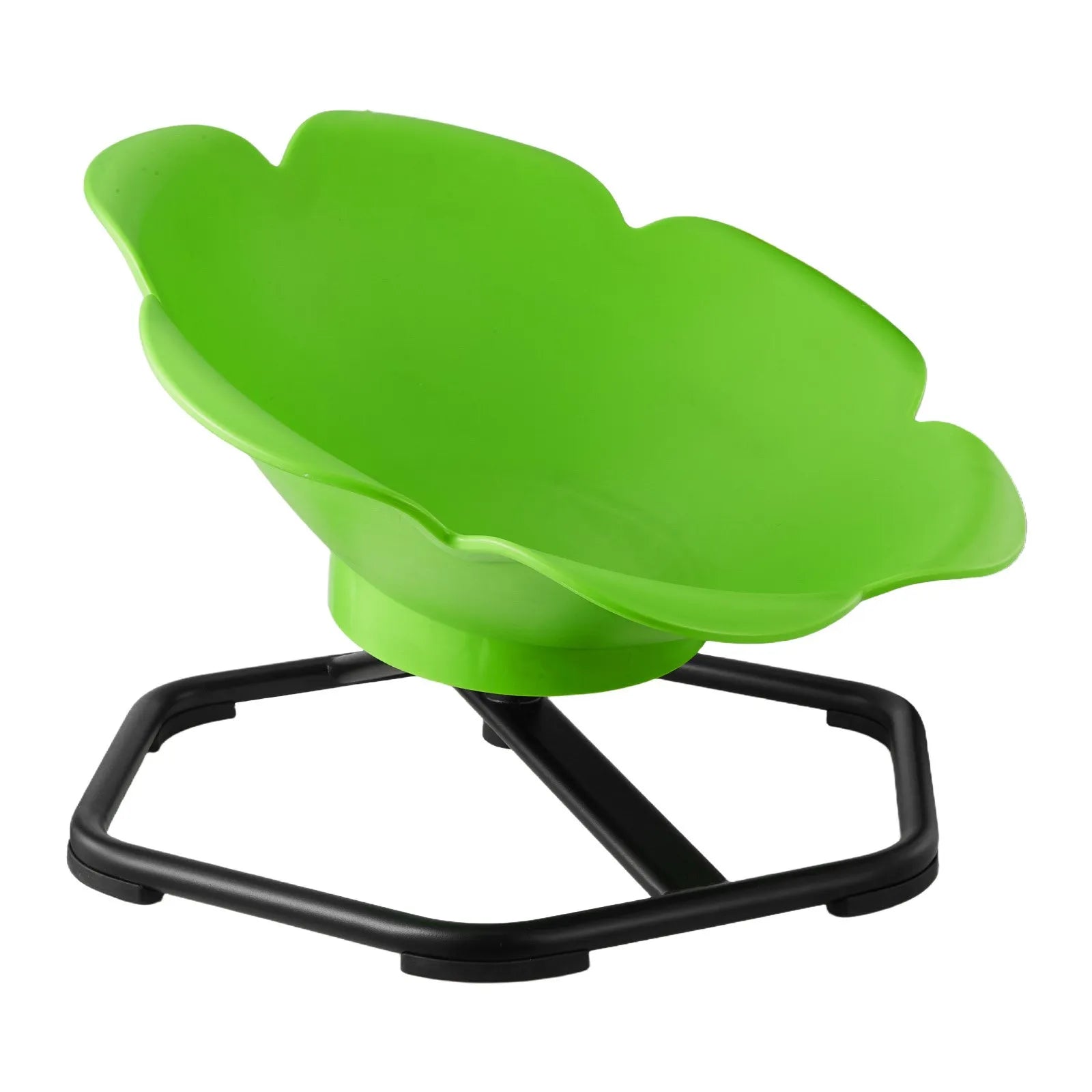 VEVOR Kids Swivel Chair, 220 lbs Capacity, Cylinder Shape Sensory Spinning Chair, Autistic Kids Sensory Toy Seat with Non-Slip Metal Base, Toddler Sit & Spin Seat for Coordination Balance Focus, Green 