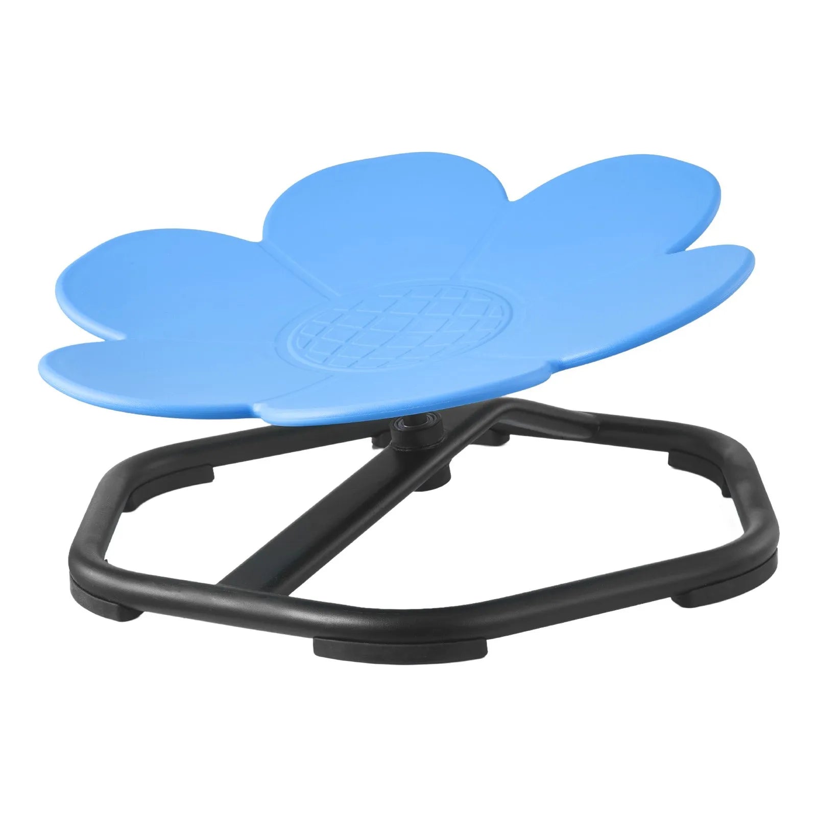 VEVOR Kids Swivel Chair, 220 lbs Capacity, Flower Shape Sensory Spinning Chair, Autistic Kids Sensory Toy Seat with Non-Slip Metal Base, Toddler Sit & Spin Seat for Coordination Balance Focus, Blue 