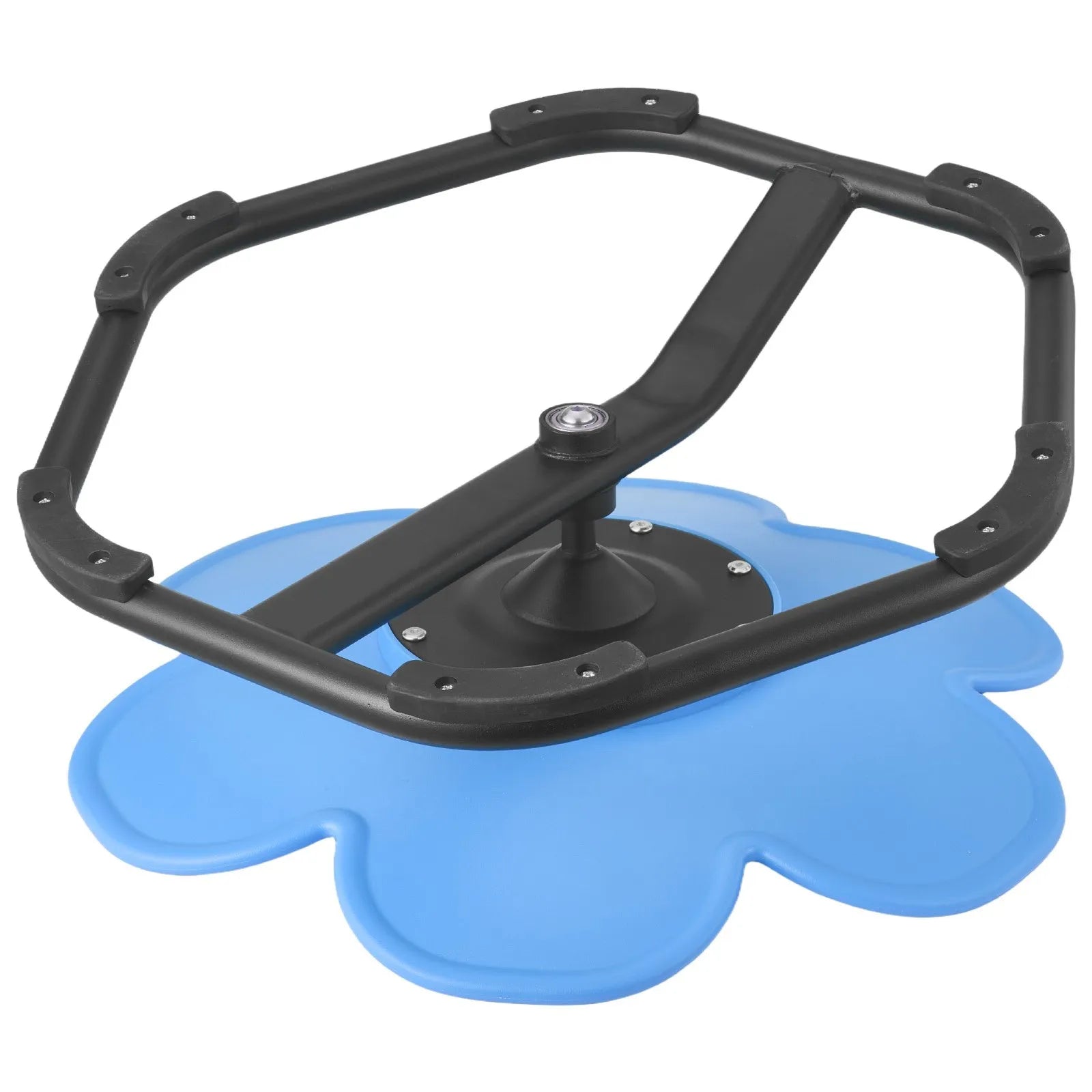 VEVOR Kids Swivel Chair, 220 lbs Capacity, Flower Shape Sensory Spinning Chair, Autistic Kids Sensory Toy Seat with Non-Slip Metal Base, Toddler Sit & Spin Seat for Coordination Balance Focus, Blue 