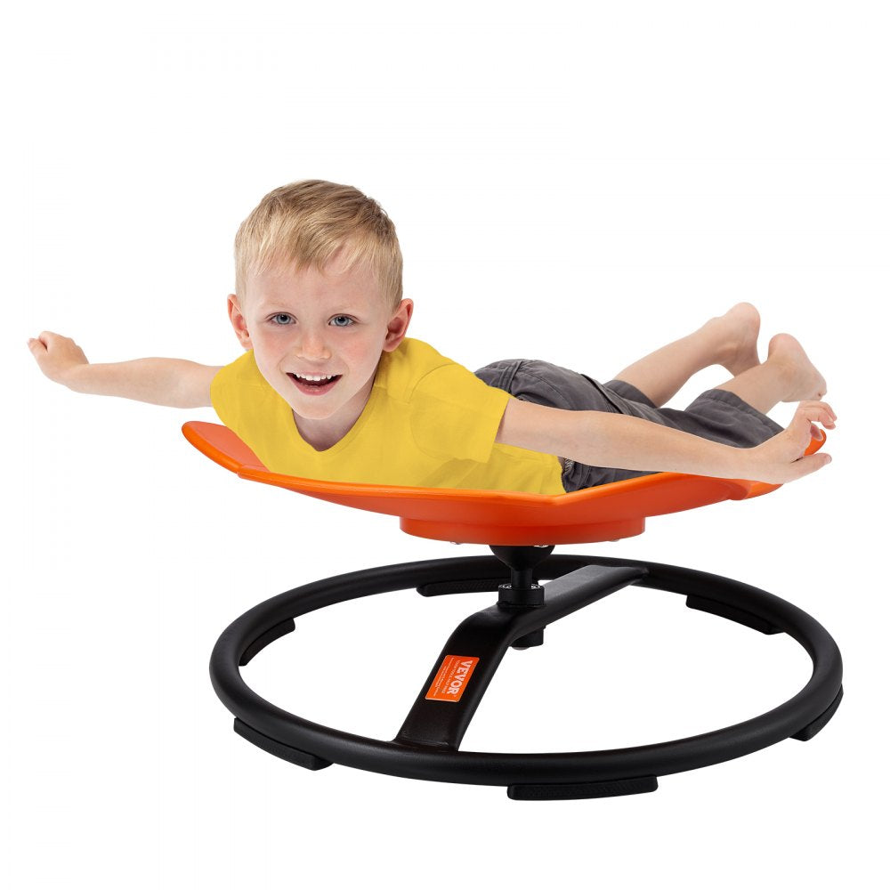 VEVOR Elephant Kids Spinning Chair 220 lbs Sensory Swivel Chair Seat Orange 