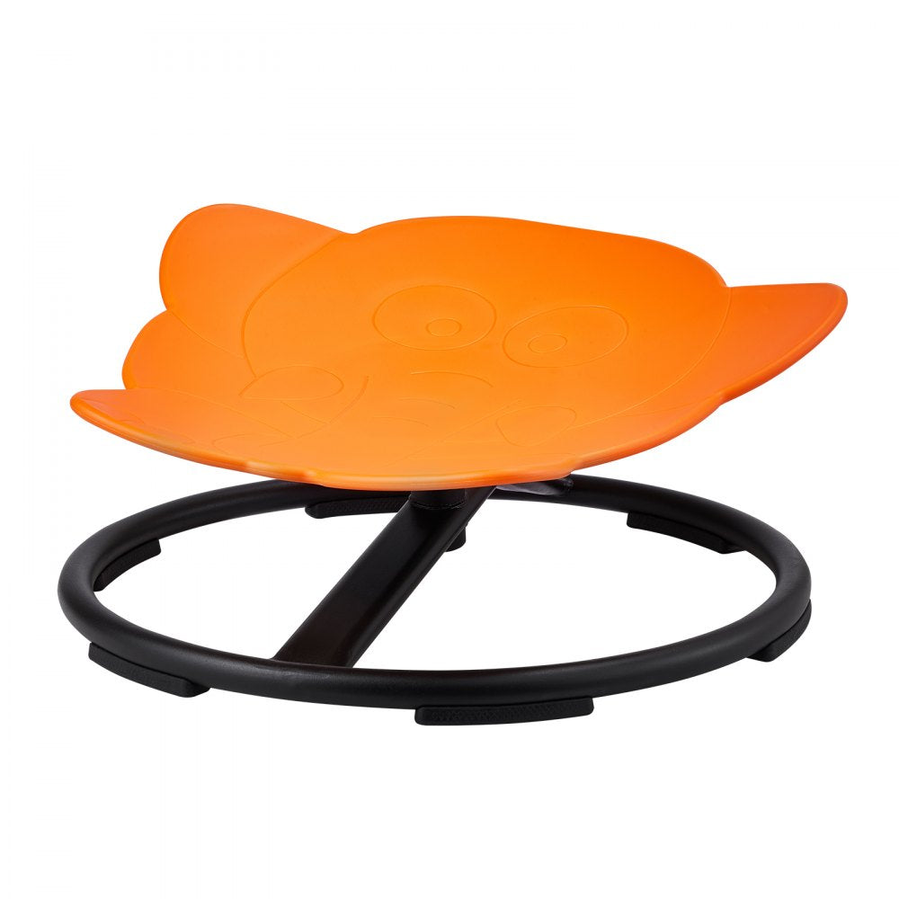 VEVOR Elephant Kids Spinning Chair 220 lbs Sensory Swivel Chair Seat Orange 