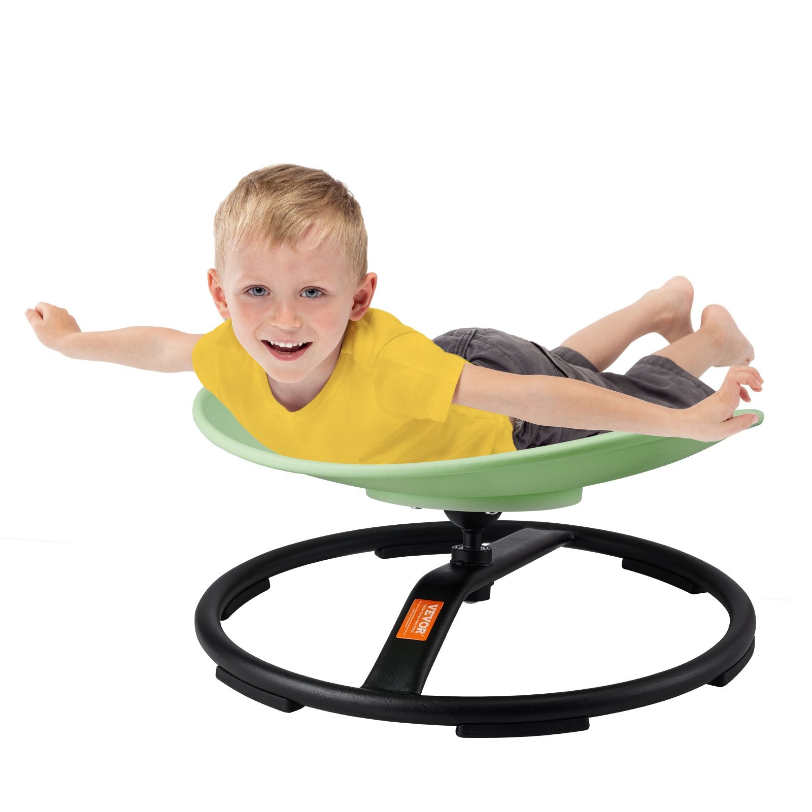 VEVOR Autistic Kids Spinning Chair 220 lbs Non Slip Sensory Swivel Chair Green 