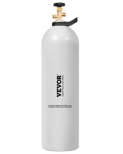 VEVOR CO2 Tank 15 lbs Aluminum Alloy Cylinder with CGA320 Valve DOT Approved 