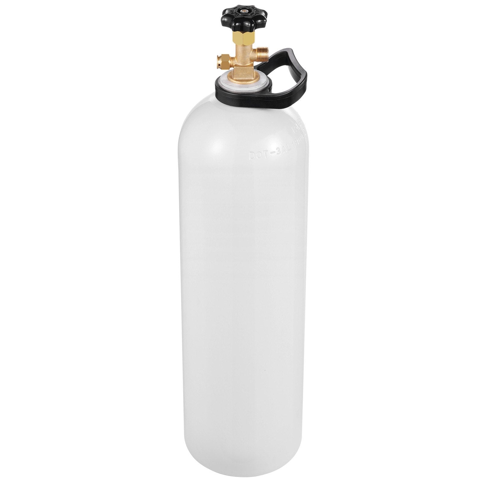 VEVOR CO2 Tank 15 lbs Aluminum Alloy Cylinder with CGA320 Valve DOT Approved 