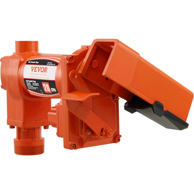 VEVOR Fuel Transfer Pump, 12V DC 20 GPM 1/4 HP, High Flow Cast Iron Gasoline Extractor Pump with Fuel Collection Box Design for Gasoline, Diesel, Kerosene, Ethanol & Methanol Blends, and Biodiesel 