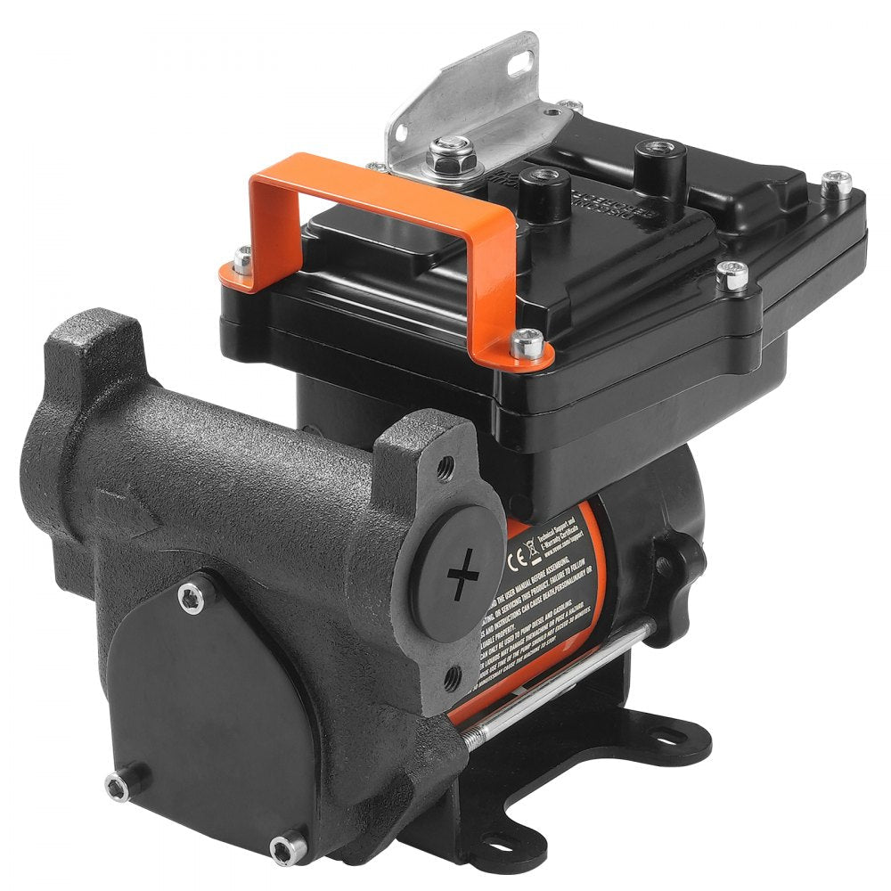 VEVOR Fuel Transfer Pump 12V 15 GPM 1/4 HP Diesel Pump with Auto Fuel Nozzle 