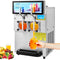 VEVOR Commercial Slushy Machine, 8L / 2.1 Gal Double Bowl Margarita Machine, 1155W Stainless Steel Margarita Smoothie Frozen Drink Maker, Slushie Machine for Party Cafes Restaurants Bars Home