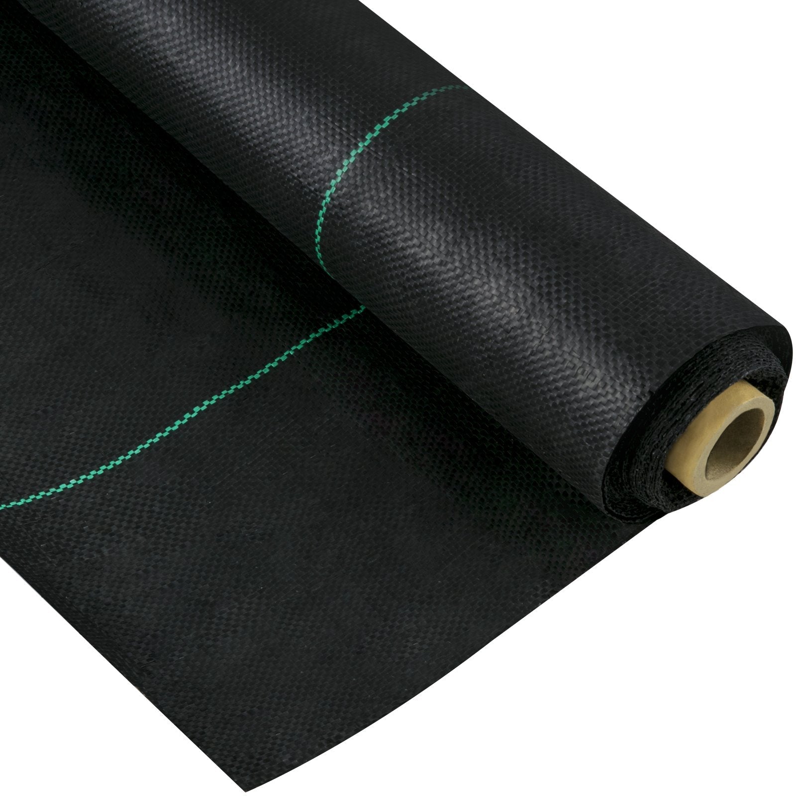 VEVOR 3FTx50FT Premium Weed Barrier Fabric Heavy Duty 5OZ, Woven Weed Control Fabric, High Permeability Good for Flower Bed, Geotextile Fabric for Underlayment, Polyethylene Ground Cover 