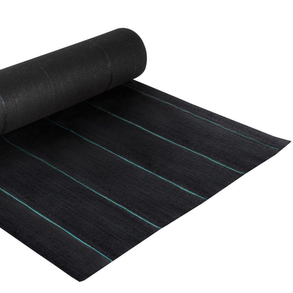 VEVOR Weed Barrier, 5.8oz Landscape Fabric, 4ft x 100ft Garden Ground Cover, Heavy Duty Woven Fabric w/ High Permeability, Superior Weed Control for Greenhouse, Garden, Pavers, Sidewalk, Flowerbed 