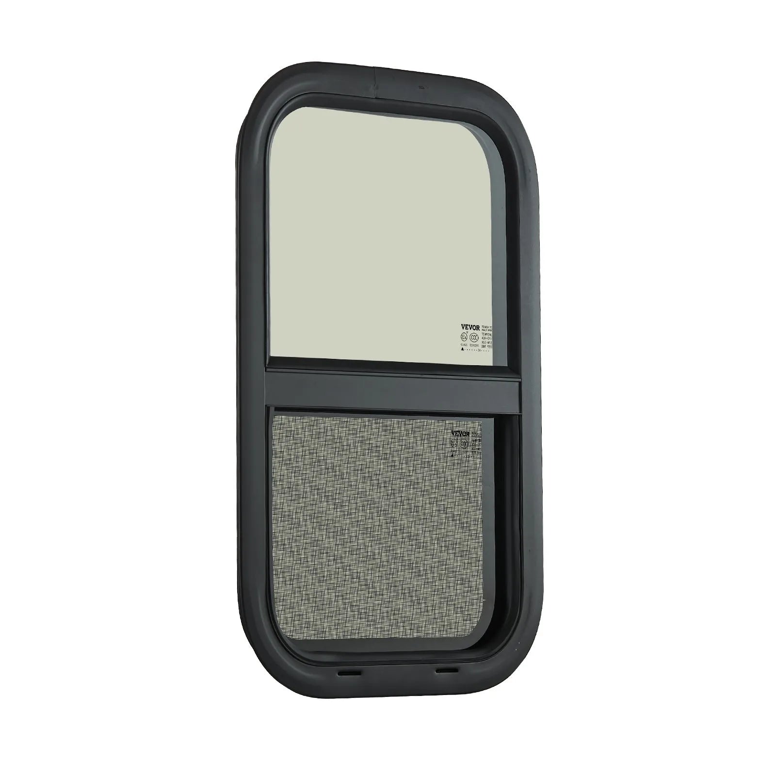 VEVOR Vertical RV Window 14"W x 22"H Tinted Sliding RV Window with Net Screen
