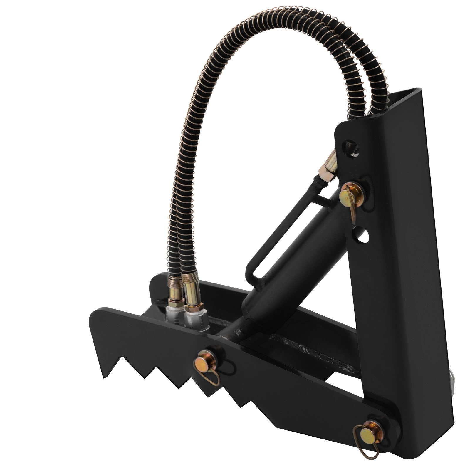 VEVOR 18" Hydraulic Backhoe Thumb, 1/2" Thickness Heavy Duty Excavator Thumb, Black Steel Weld On Thumb Attachments with Hydraulic Cylinder, Mechanical Hydraulic Thumb for Backhoe/Excavator 