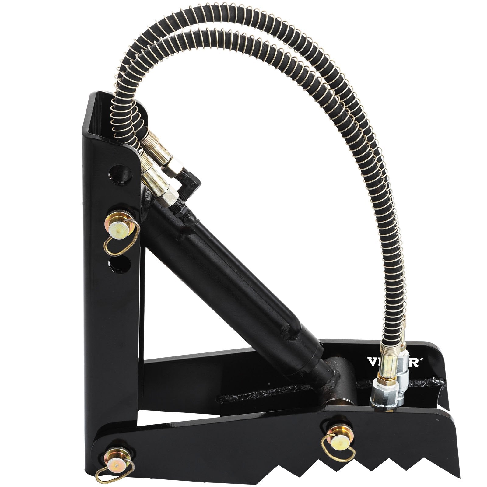 VEVOR 18" Hydraulic Backhoe Thumb, 1/2" Thickness Heavy Duty Excavator Thumb, Black Steel Weld On Thumb Attachments with Hydraulic Cylinder, Mechanical Hydraulic Thumb for Backhoe/Excavator 